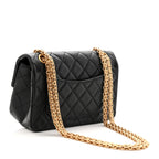 Calfskin Quilted 2.55 Reissue Mini Flap Black