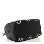 Empreinte Monogram Giant Speedy Bandouliere 25 Black Beige