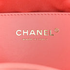 Suede Quilted Mini Chanel 25 Handbag Pink