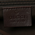 Guccissima Flat Messenger Bag Brown Dark Brown