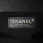 Lambskin Quilted Medium Boy Flap Black