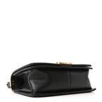 Caviar Quilted Medium Boy Flap Black