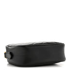 Calfskin Matelasse Mini GG Marmont Chain Shoulder Bag Black