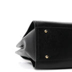 Caviar Small Studded Deauville Tote Black