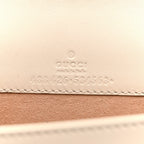 Calfskin Matelasse GG Marmont Mini Bag White