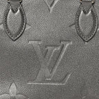 Metallic Empreinte Monogram Giant Onthego PM Gun Metal