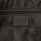 Guccissima Medium Flat Messenger Bag Black