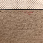 GG Supreme Monogram Textured Dollar Calfskin Web Mini Ophidia Envelope Shoulder Bag Beige Mystic White Oatmeal