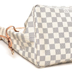 Damier Azur Neo Neverfull GM Rose Ballerine