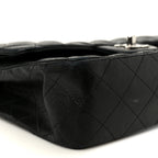 Lambskin Quilted Small Double Flap Black