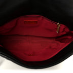 Goatskin Quilted Large Chanel 19 Flap Black