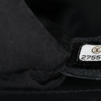 Calfskin Braided Medium Boy Flap Black