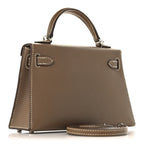 Epsom Mini Kelly Sellier 20 Etoupe