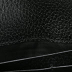 Dollar Calfskin GG Supreme Monogram Petite GG Marmont Wallet Chain Bag Black Beige Ebony
