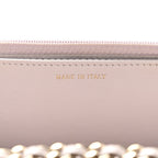 Lambskin Quilted Trendy CC Wallet On Chain WOC Lilac