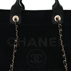 Mixed Fibers Small Deauville Tote Black