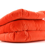 Velvet Mini Goya Puffer Bag Orange