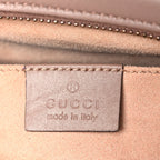 Calfskin Matelasse Mini GG Marmont Chain Shoulder Bag Porcelain Rose