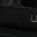 Shiny Calfskin Quilted Chanel 22 Black
