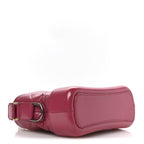 Aged Calfskin Quilted Small Gabrielle Hobo Fuchsia