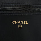 Caviar Quilted Boy Wallet On Chain WOC Black