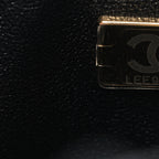 Lambskin Quilted Mini Rectangular Flap Black