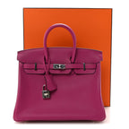 Swift Birkin 25 Rose Pourpre