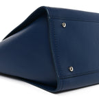 Caviar Small Studded Deauville Tote Navy