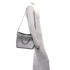 Guccissima Linea A Foldover Tote Storm Grey