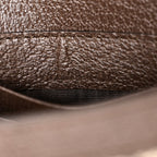 GG Supreme Monogram Textured Dollar Calfskin Web Mini Ophidia Flap Shoulder Bag Beige Ebony New Acero