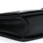 Caviar Quilted Large Boy Flap Black