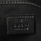 GG Supreme Monogram Web Slim Belt Bag Black Grey