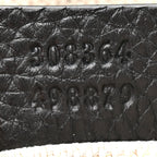 Pebbled Calfskin Small Soho Disco Bag Black