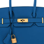 Togo Birkin 30 Bleu Zanzibar
