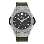 Titanium Rubber 38mm Classic Fusion Automatic Watch Green 565.NX.8970.RX