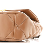 Lambskin Quilted Medium Chanel 19 Flap Brown