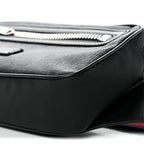 Soft GG Supreme Monogram Web Belt Bag Black Grey