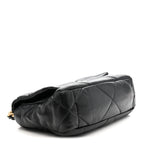 Lambskin Quilted Medium Chanel 19 Flap Black