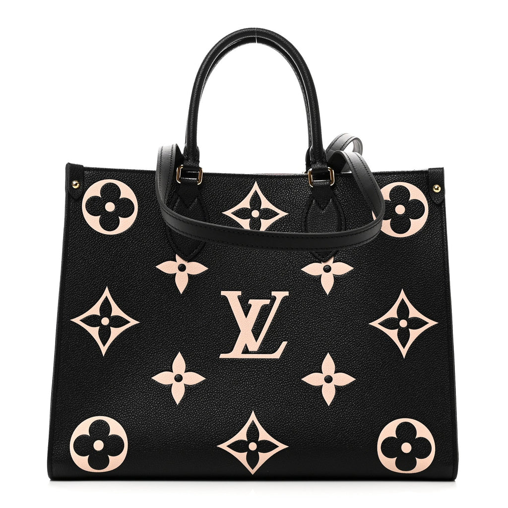 Empreinte Monogram Giant Onthego MM Black Beige