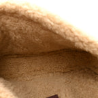 Azalea Calfskin Wool Matelasse Diagonal Small GG Marmont Shoulder Bag Sand Desert
