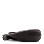 Grained Calfskin Small Slouchy Banana Bag Aubergine