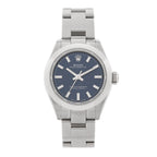 Stainless Steel 28mm Oyster Perpetual Watch Bright Blue 276200