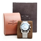 Stainless Steel 45mm Superocean Heritage II Chronograph Automatic Watch Blue A1332024