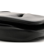 Shiny Nappa Calfskin Paseo Satchel Black