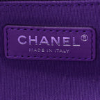 Shaded Calfskin Small Deauville Tote Purple Blue