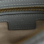 GG Supreme Monogram Textured Calfskin Web Super Mini Ophidia Shoulder Bag Dusty Blue