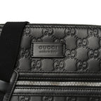 Guccissima Signature Small Messenger Bag Black