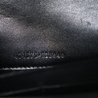 Calfskin Matelasse GG Marmont Chain Wallet Black