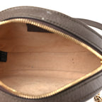 GG Supreme Monogram Web Mini Ophidia Round Shoulder Bag Brown