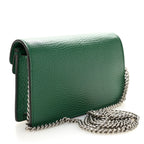 Dollar Calfskin Crystal Super Mini Dionysus Shoulder Bag Emerald